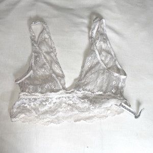 Free people White lace bralette